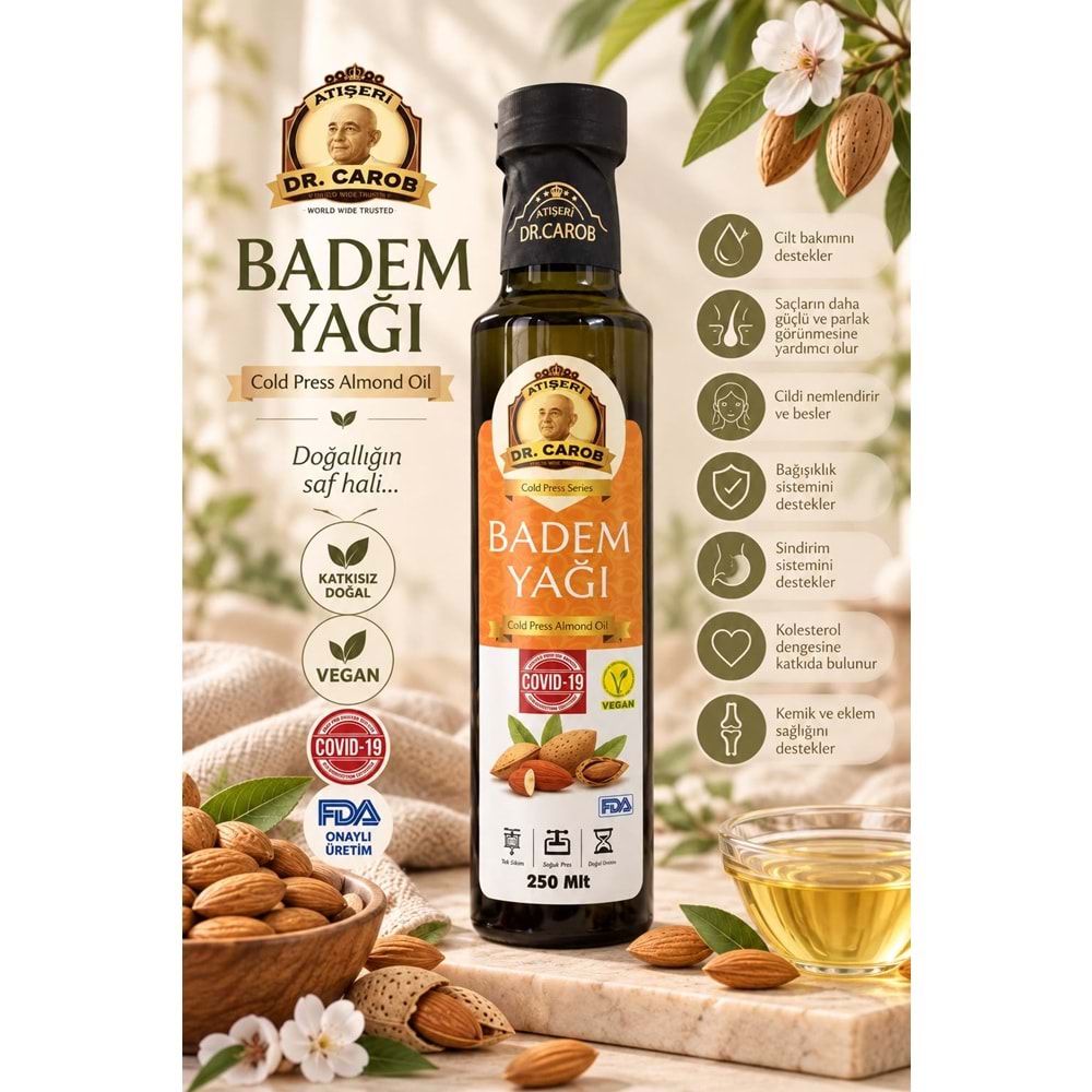DR CAROB BADEM YAĞI - 250 MLT