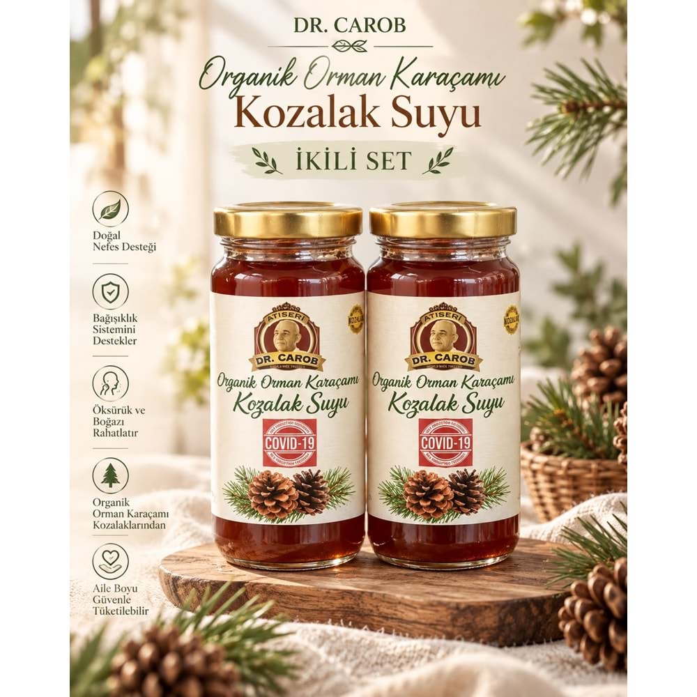 2Lİ SET ORMAN KARAÇAMI KOZALAK SUYU (230GR X 2)
