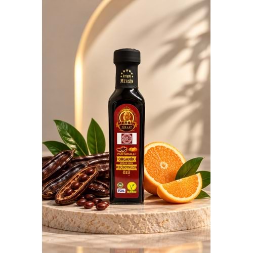 350 GR PORTAKALLI SOĞUK PRES KEÇİBOYNUZU ÖZÜ