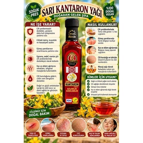 250 CC SARI KANTARON YAĞI