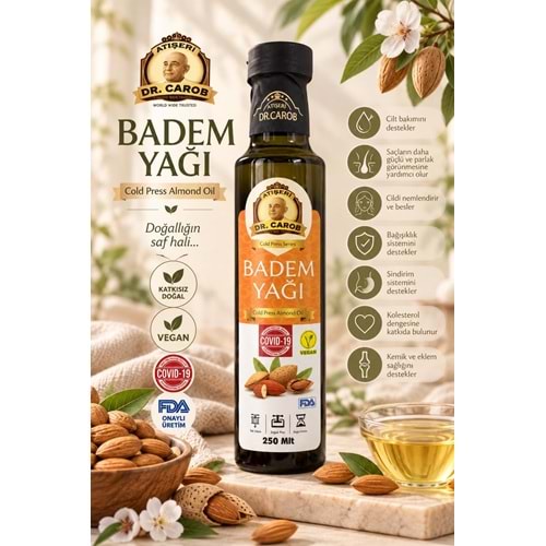 DR CAROB BADEM YAĞI - 250 MLT