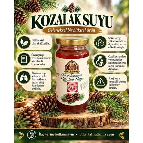 ORMAN KARAÇAMI KOZALAK SUYU 230 GR